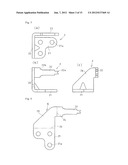 HINGE AND BRACKET FOR HINGE diagram and image