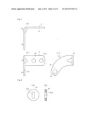 HINGE AND BRACKET FOR HINGE diagram and image