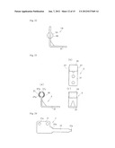 HINGE AND BRACKET FOR HINGE diagram and image