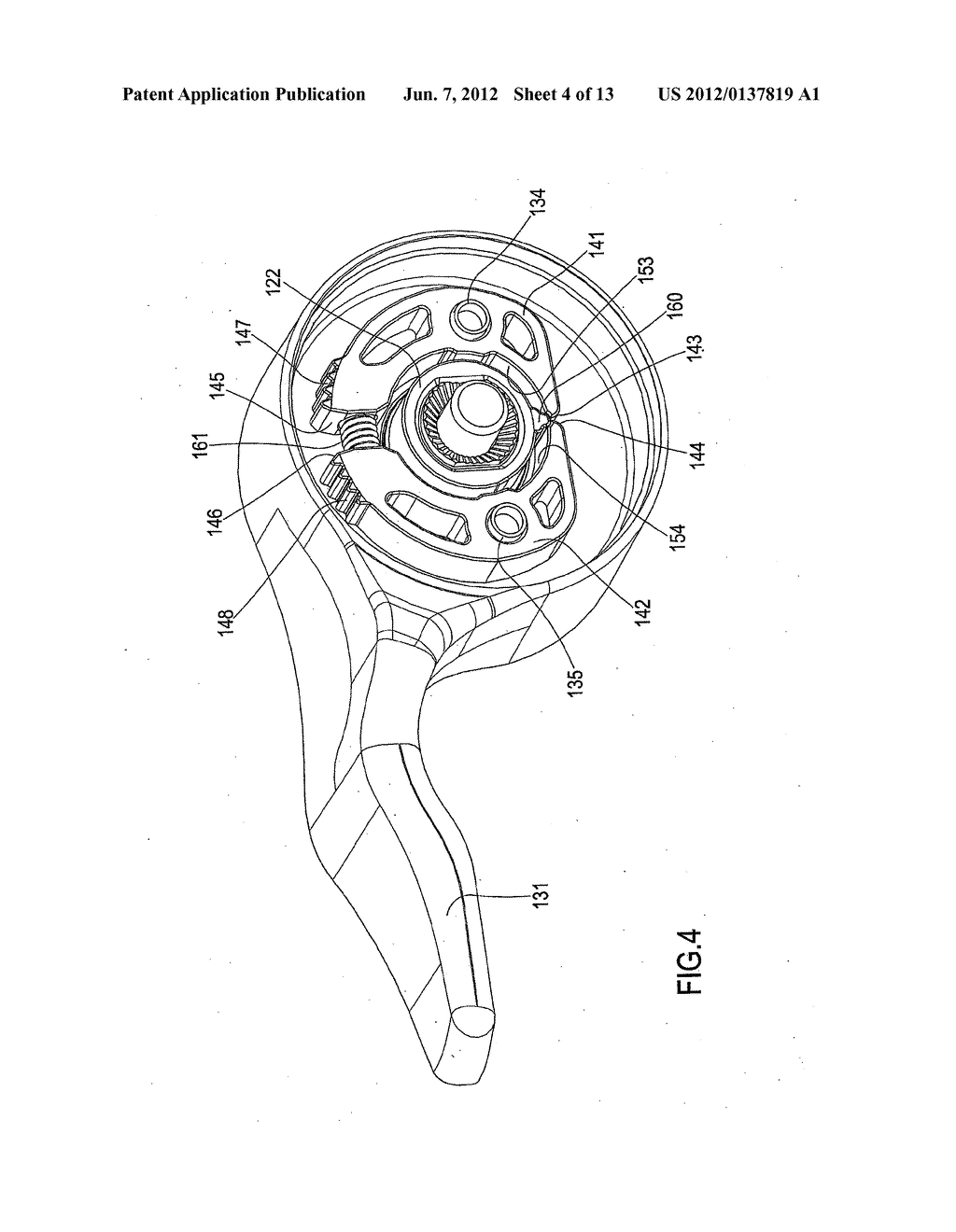 ACTUATION DEVICE FOR A CONTROL CABLE FOR A BICYCLE GEARSHIFT - diagram, schematic, and image 05