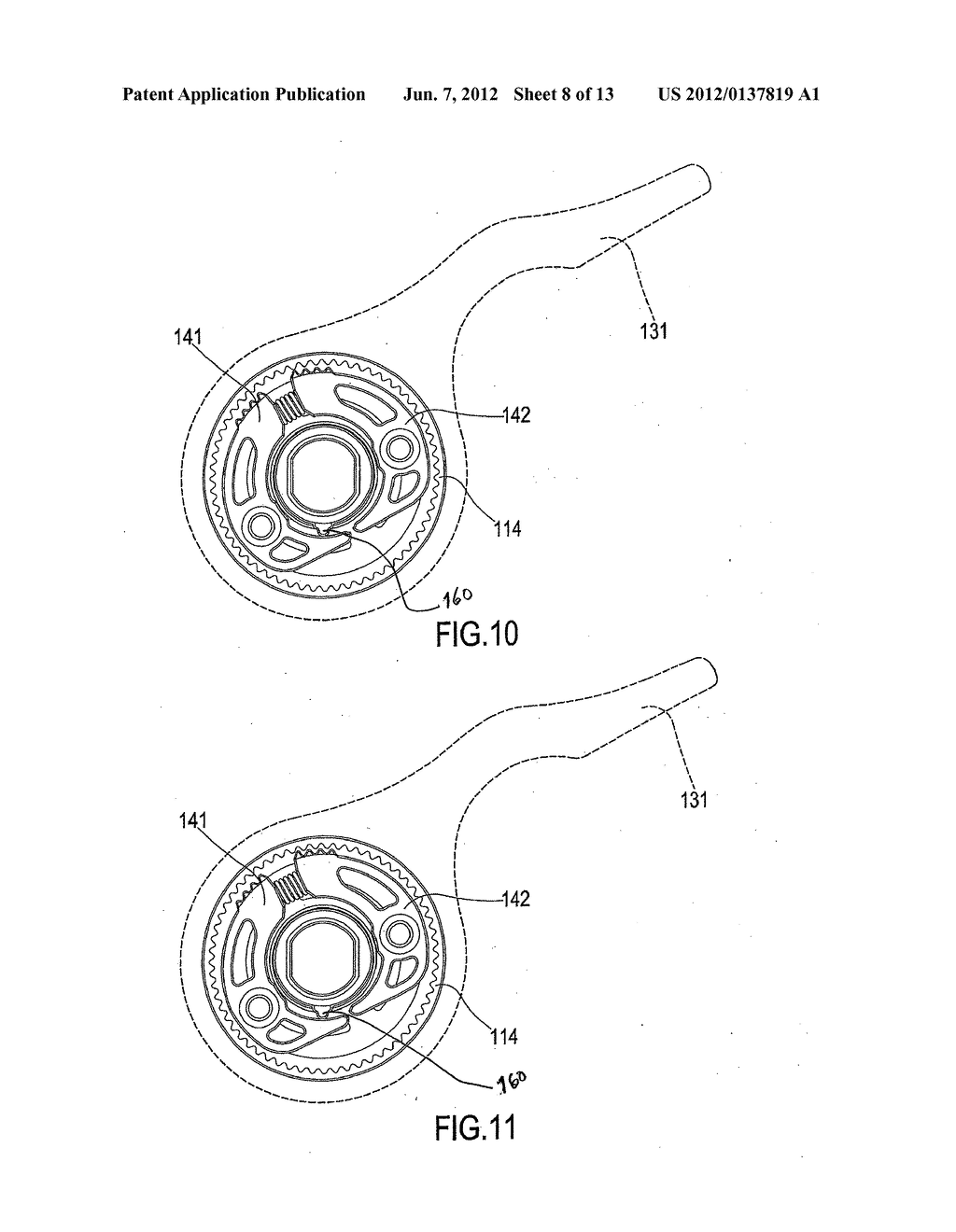 ACTUATION DEVICE FOR A CONTROL CABLE FOR A BICYCLE GEARSHIFT - diagram, schematic, and image 09