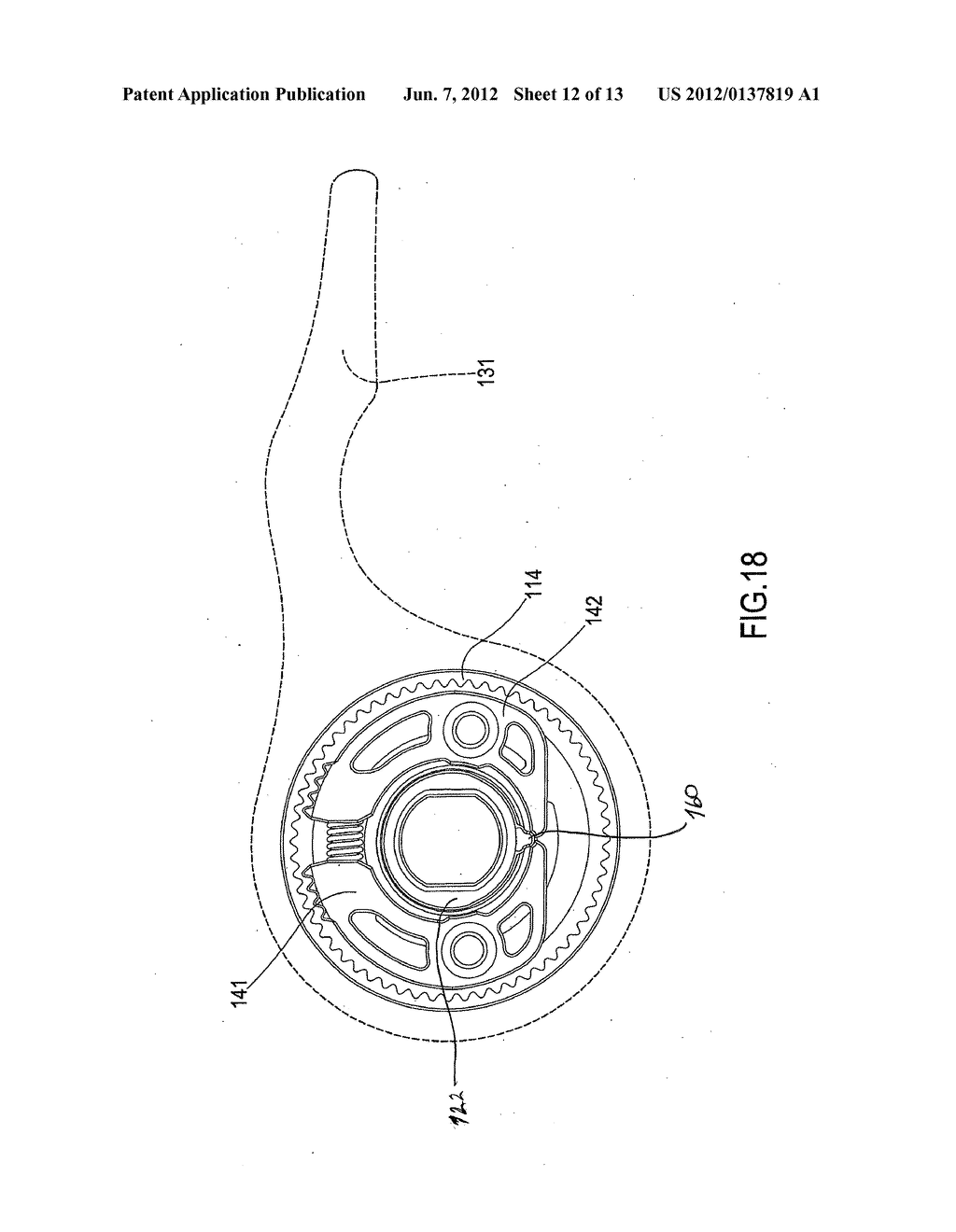 ACTUATION DEVICE FOR A CONTROL CABLE FOR A BICYCLE GEARSHIFT - diagram, schematic, and image 13