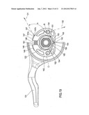 ACTUATION DEVICE FOR A CONTROL CABLE FOR A BICYCLE GEARSHIFT diagram and image