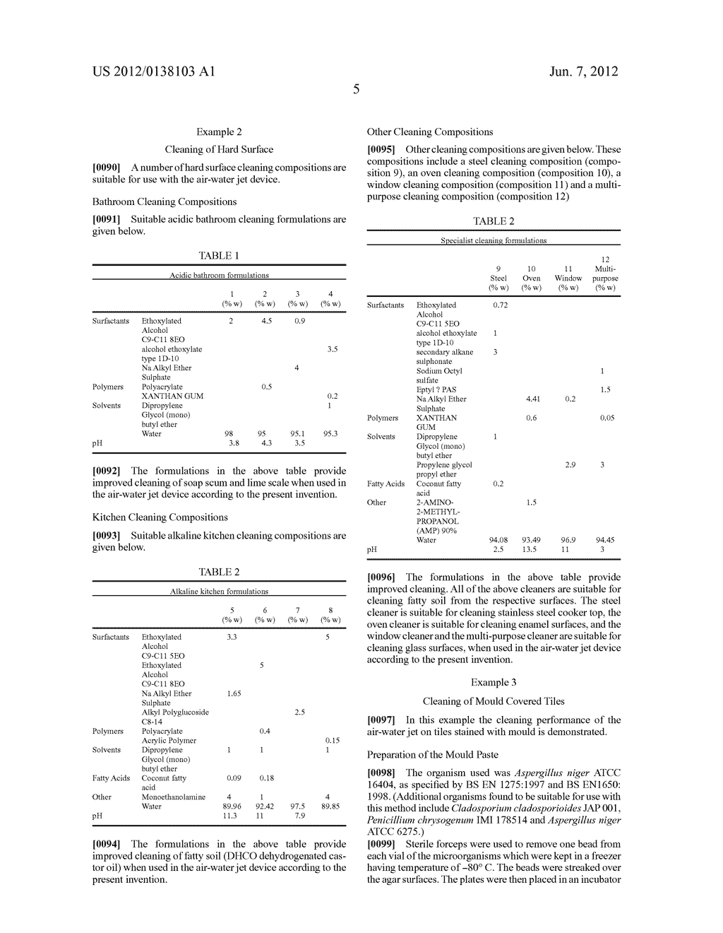 PROCESS FOR CLEANING HARD SURFACES - diagram, schematic, and image 10