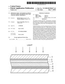 PHOTOELECTRIC CONVERSION ELEMENT, MANUFACTURING METHOD OF THE SAME AND     ELECTRONIC EQUIPMENT diagram and image