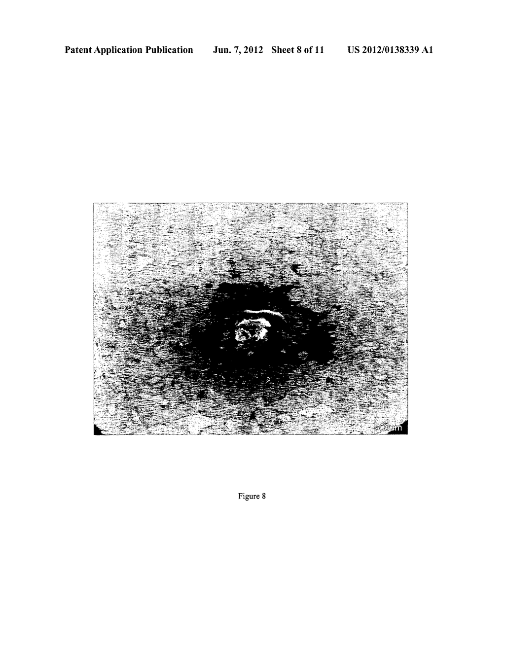 METHOD OF PRODUCING AN ELECTRICALLY CONDUCTING VIA IN A SUBSTRATE - diagram, schematic, and image 09