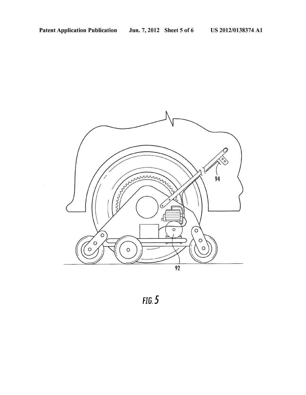 Device For Moving Vehicles - diagram, schematic, and image 06