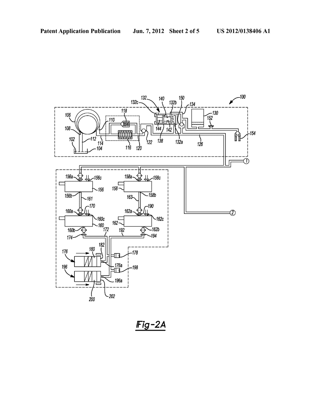 ELECTRO-HYDRAULIC CONTROL SYSTEM FOR A DUAL CLUTCH TRANSMISSION - diagram, schematic, and image 03