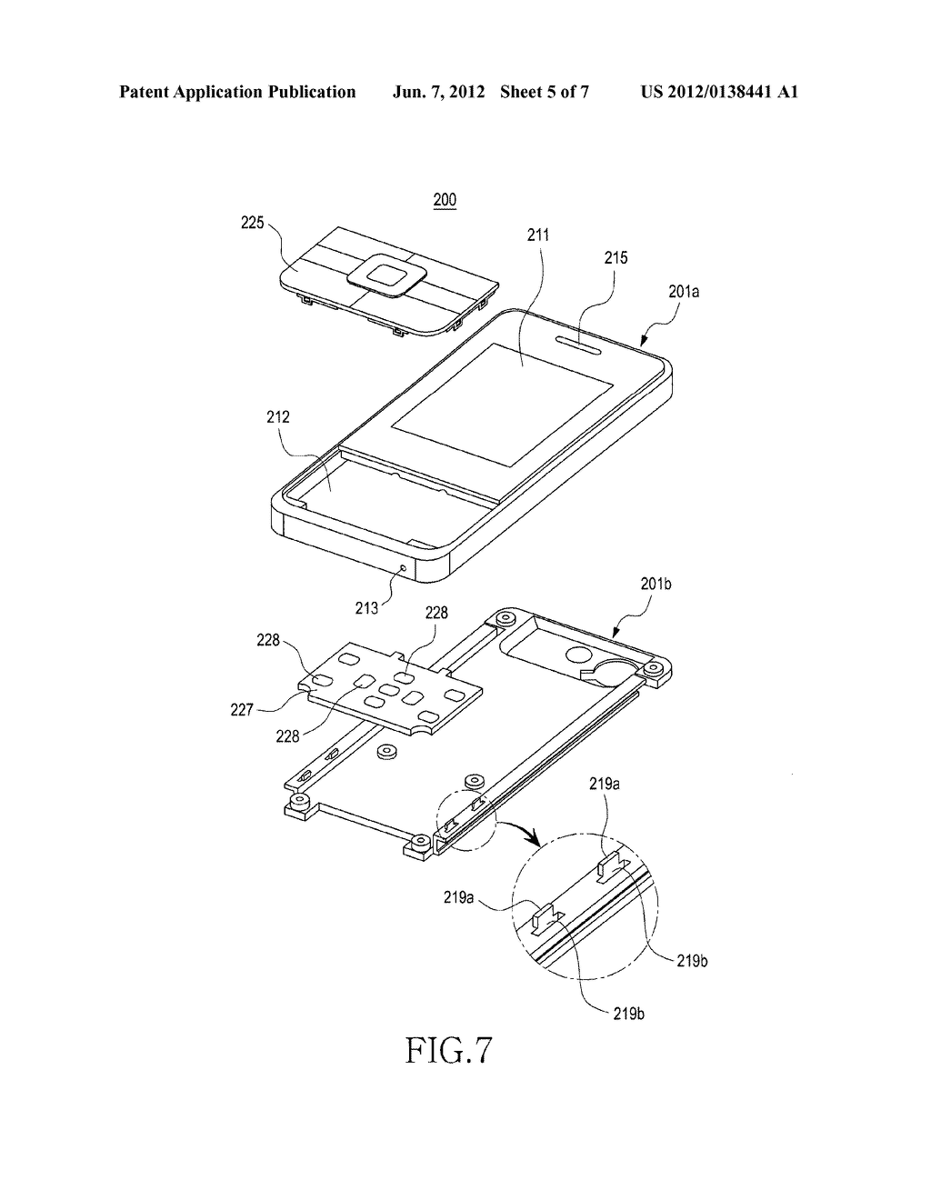 KEYPAD ASSEMBLY FOR PORTABLE TERMINAL - diagram, schematic, and image 06