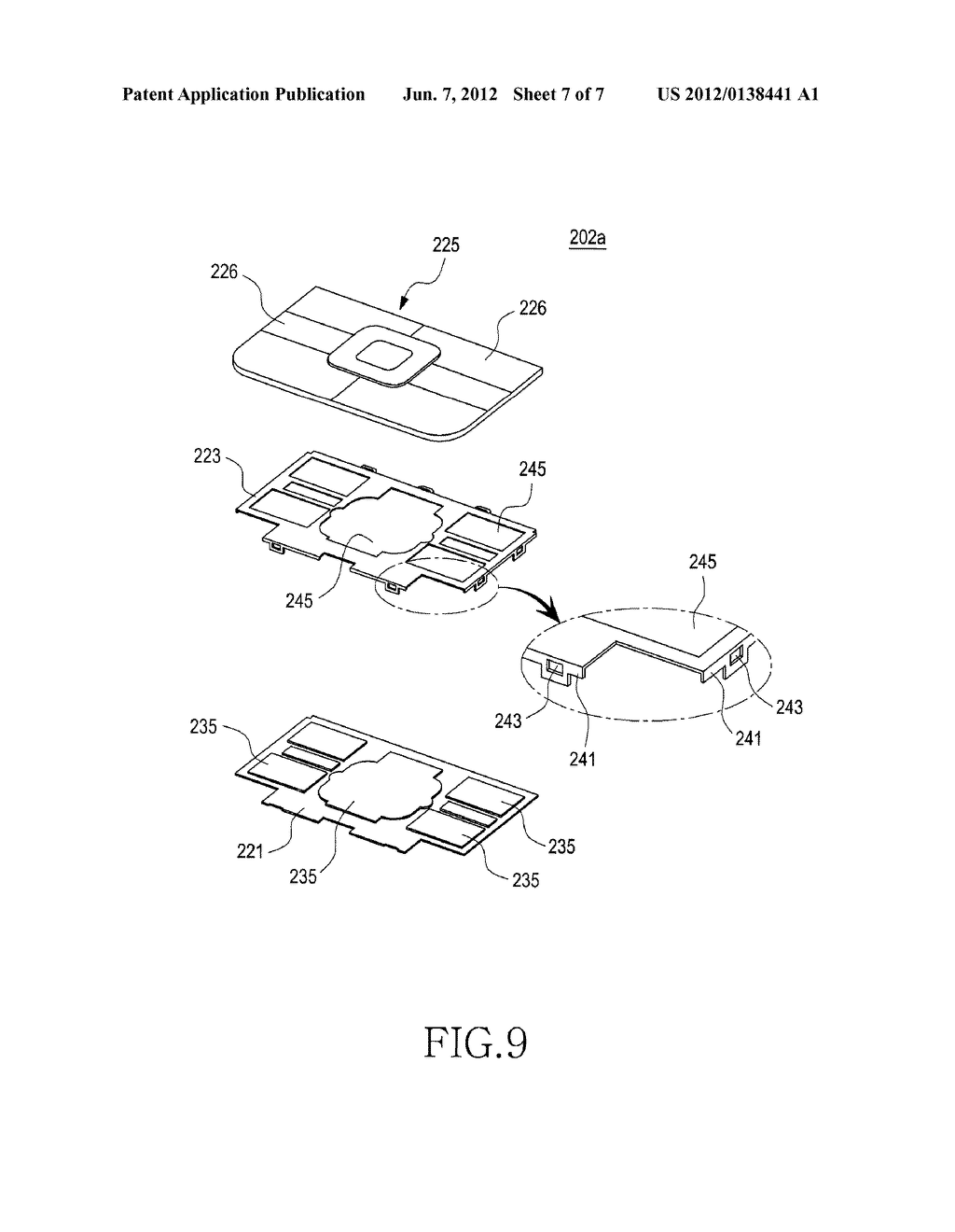 KEYPAD ASSEMBLY FOR PORTABLE TERMINAL - diagram, schematic, and image 08