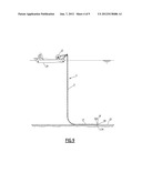 DEVICE FOR UNDERWATER HYDROCARBON STORAGE, AND CORRESPONDING CAPTURE AND     STORAGE INSTALLATION diagram and image