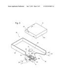 CASE, MAGNETIC TAPE LIBRARY APPARATUS AND METHOD OF PREVENTING HOUSED     OBJECT FROM FALLING diagram and image