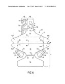 DEVICE FOR HANGING A GARMENT WITH A NECK, OF THE COAT HANGER TYPE diagram and image