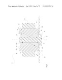 LOCKING FASTENING DEVICE, ADJUSTABLE FASTENING DEVICE, COMPONENT SYSTEM,     MAIN WING OF A WIND TUNNEL MODEL AIRCRAFT, AND WIND TUNNEL MODEL AIRCRAFT     HAVING SUCH A MAIN WING diagram and image