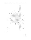 LOCKING FASTENING DEVICE, ADJUSTABLE FASTENING DEVICE, COMPONENT SYSTEM,     MAIN WING OF A WIND TUNNEL MODEL AIRCRAFT, AND WIND TUNNEL MODEL AIRCRAFT     HAVING SUCH A MAIN WING diagram and image