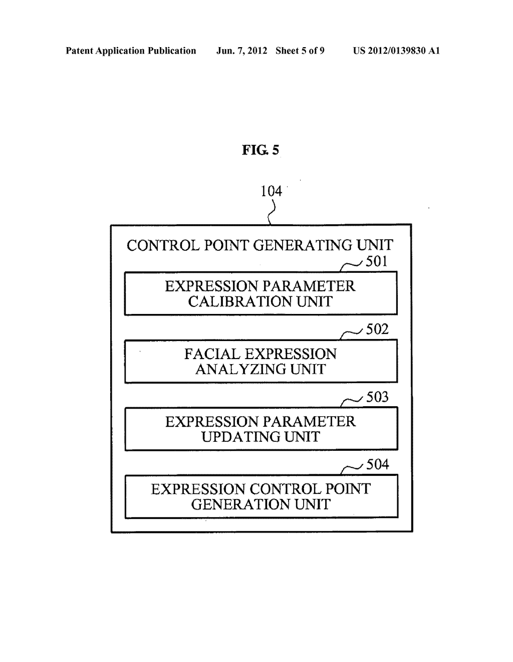 APPARATUS AND METHOD FOR CONTROLLING AVATAR USING EXPRESSION CONTROL POINT - diagram, schematic, and image 06