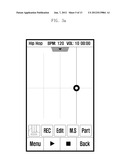 MUSIC COMPOSITION METHOD AND SYSTEM FOR PORTABLE DEVICE HAVING TOUCHSCREEN diagram and image