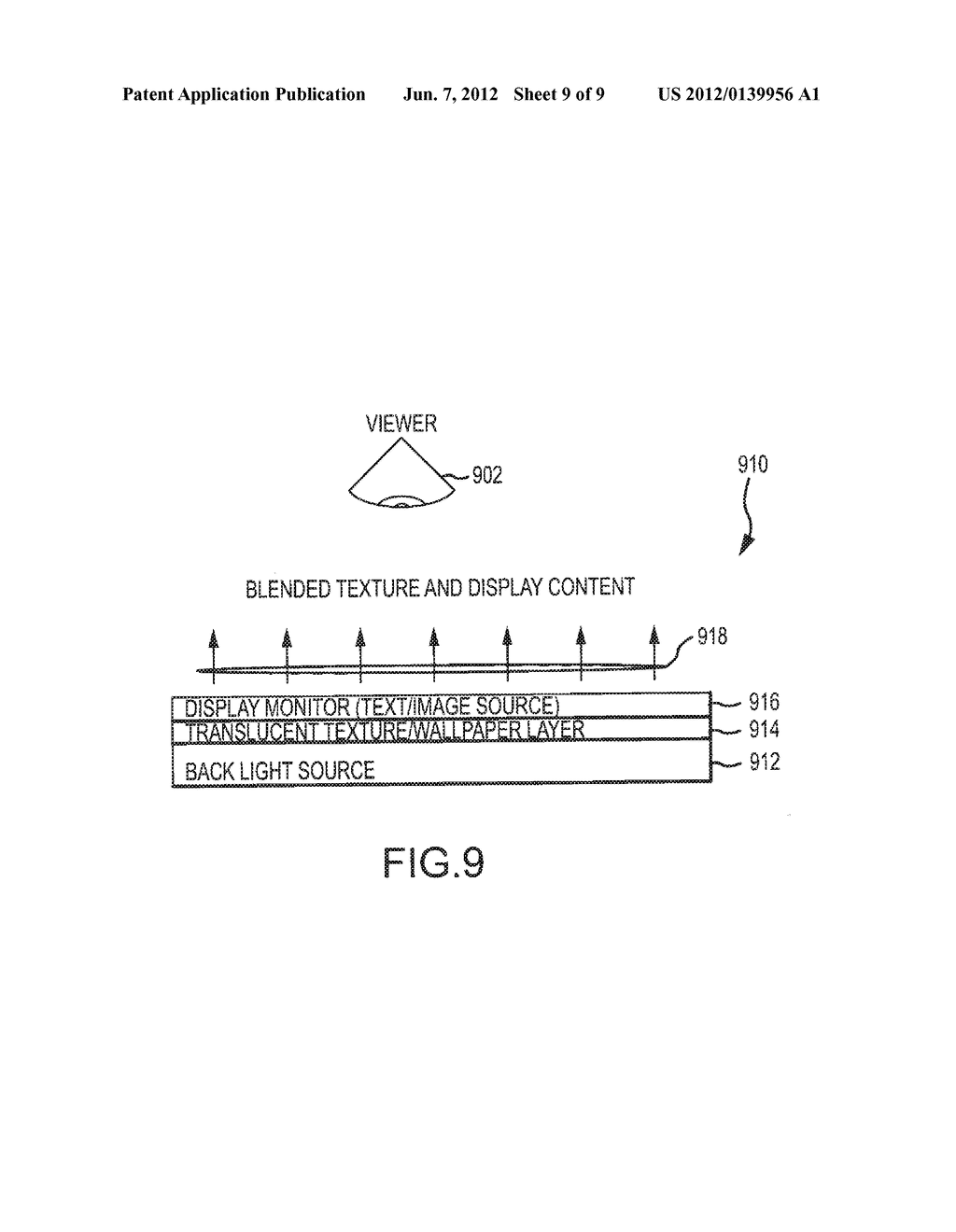 EMISSIVE DISPLAY BLENDED WITH DIFFUSE REFLECTION - diagram, schematic, and image 10