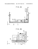 FIXING STRUCTURE FOR HEAT SOURCE ELEMENT AND HEAT CONDUCTING MEMBER, AND     METHOD OF FIXING HEAT SOURCE ELEMENT AND HEAT CONDUCTING MEMBER diagram and image