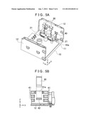 FIXING STRUCTURE FOR HEAT SOURCE ELEMENT AND HEAT CONDUCTING MEMBER, AND     METHOD OF FIXING HEAT SOURCE ELEMENT AND HEAT CONDUCTING MEMBER diagram and image