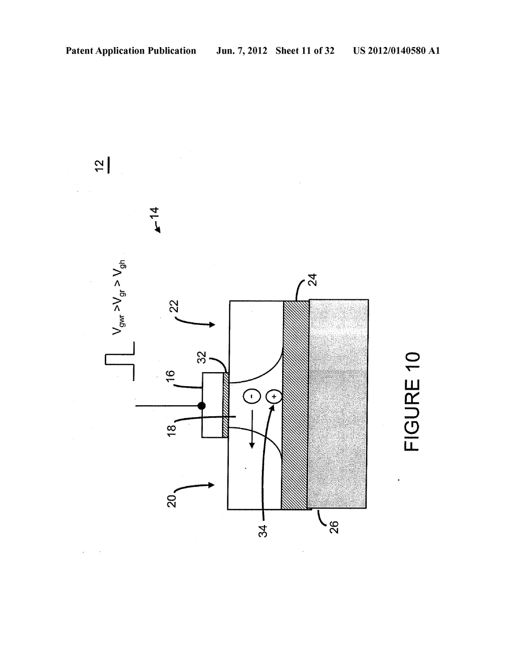 INTEGRATED CIRCUIT HAVING VOLTAGE GENERATION CIRCUITRY FOR MEMORY CELL     ARRAY, AND METHOD OF OPERATING AND/OR CONTROLLING SAME - diagram, schematic, and image 12