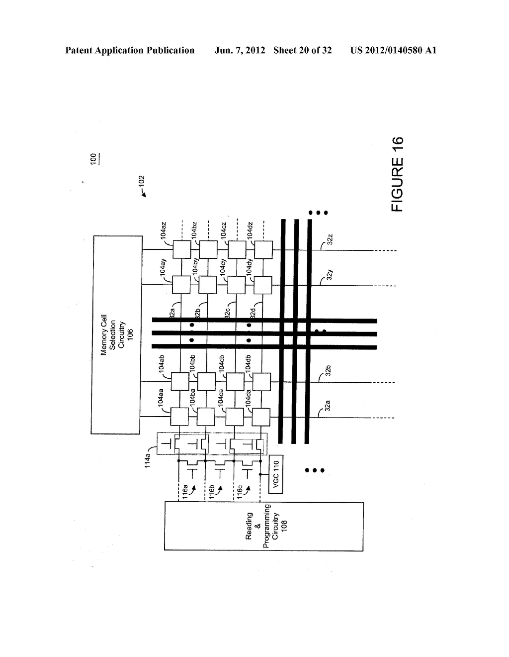 INTEGRATED CIRCUIT HAVING VOLTAGE GENERATION CIRCUITRY FOR MEMORY CELL     ARRAY, AND METHOD OF OPERATING AND/OR CONTROLLING SAME - diagram, schematic, and image 21