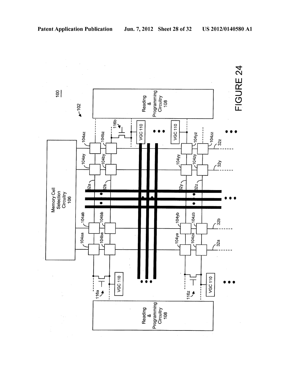 INTEGRATED CIRCUIT HAVING VOLTAGE GENERATION CIRCUITRY FOR MEMORY CELL     ARRAY, AND METHOD OF OPERATING AND/OR CONTROLLING SAME - diagram, schematic, and image 29