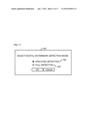 DIGITAL CONTENT MANAGEMENT SYSTEM, DIGITAL WATERMARK EMBEDDING DEVICE,     DIGITAL WATERMARK DETECTION DEVICE, PROGRAM, AND DIGITAL CONTENT     MANAGEMENT METHOD diagram and image