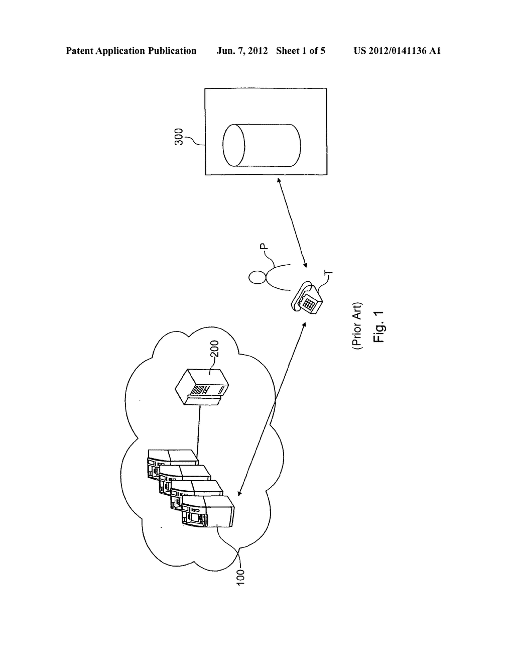 METHOD AND ARRANGEMENT FOR TRANSFERRING DATA FOR THE MAINTENANCE OF A     SELF-SERVICE TERMINAL - diagram, schematic, and image 02