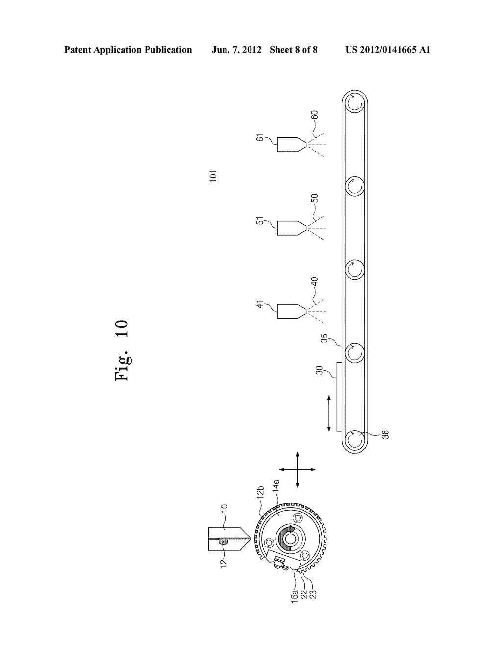 METHOD OF AND APPARATUS FOR FORMING A METAL PATTERN - diagram, schematic, and image 09