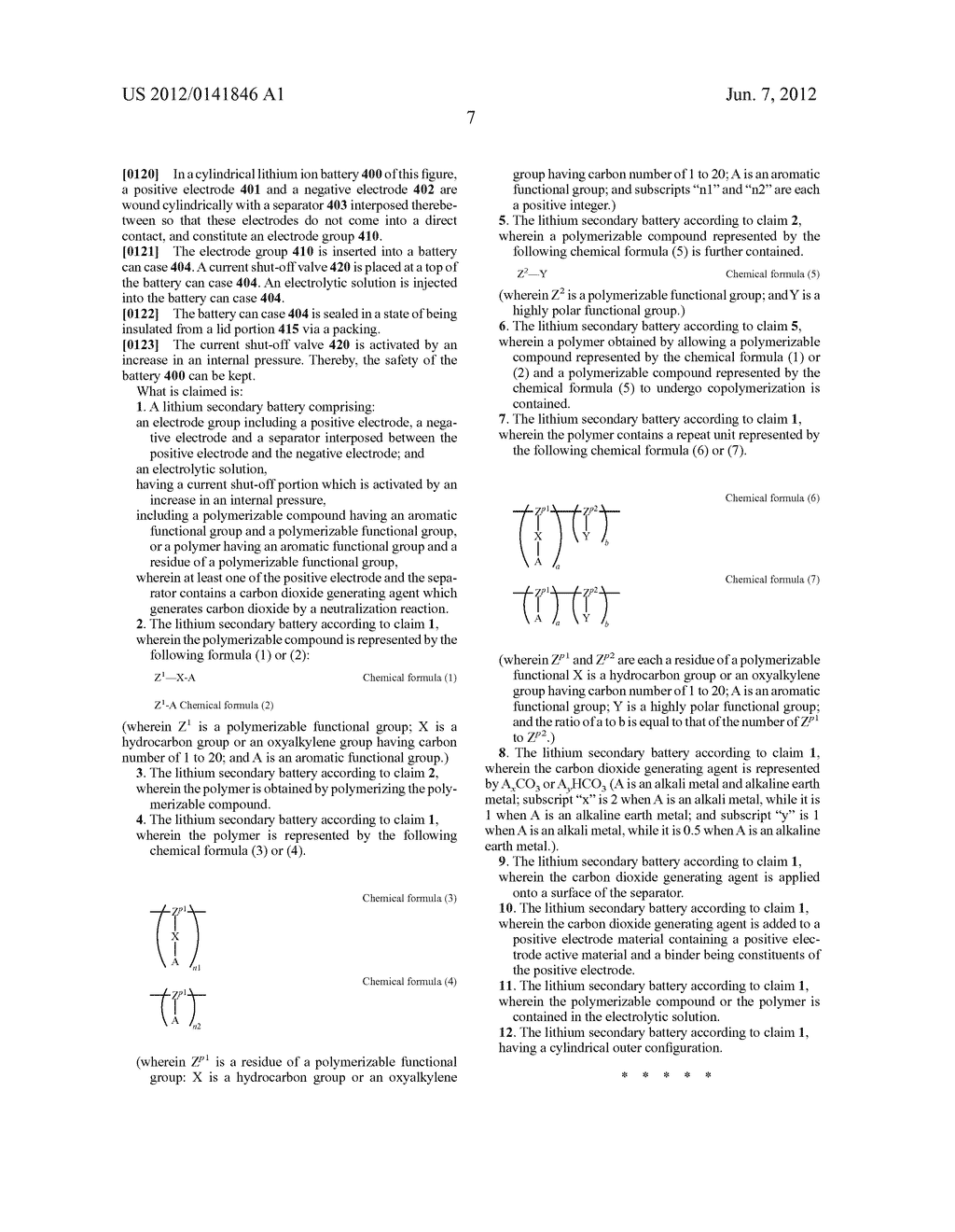 LITHIUM SECONDARY BATTERY - diagram, schematic, and image 10