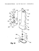 IRRIGATING DEVICE WITH REED VALVE diagram and image