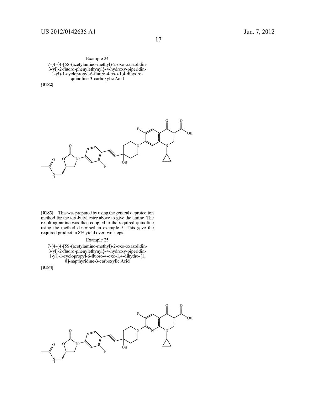 OXAZOLIDINONE-QUINOLONE HYBRID ANTIBIOTICS - diagram, schematic, and image 18