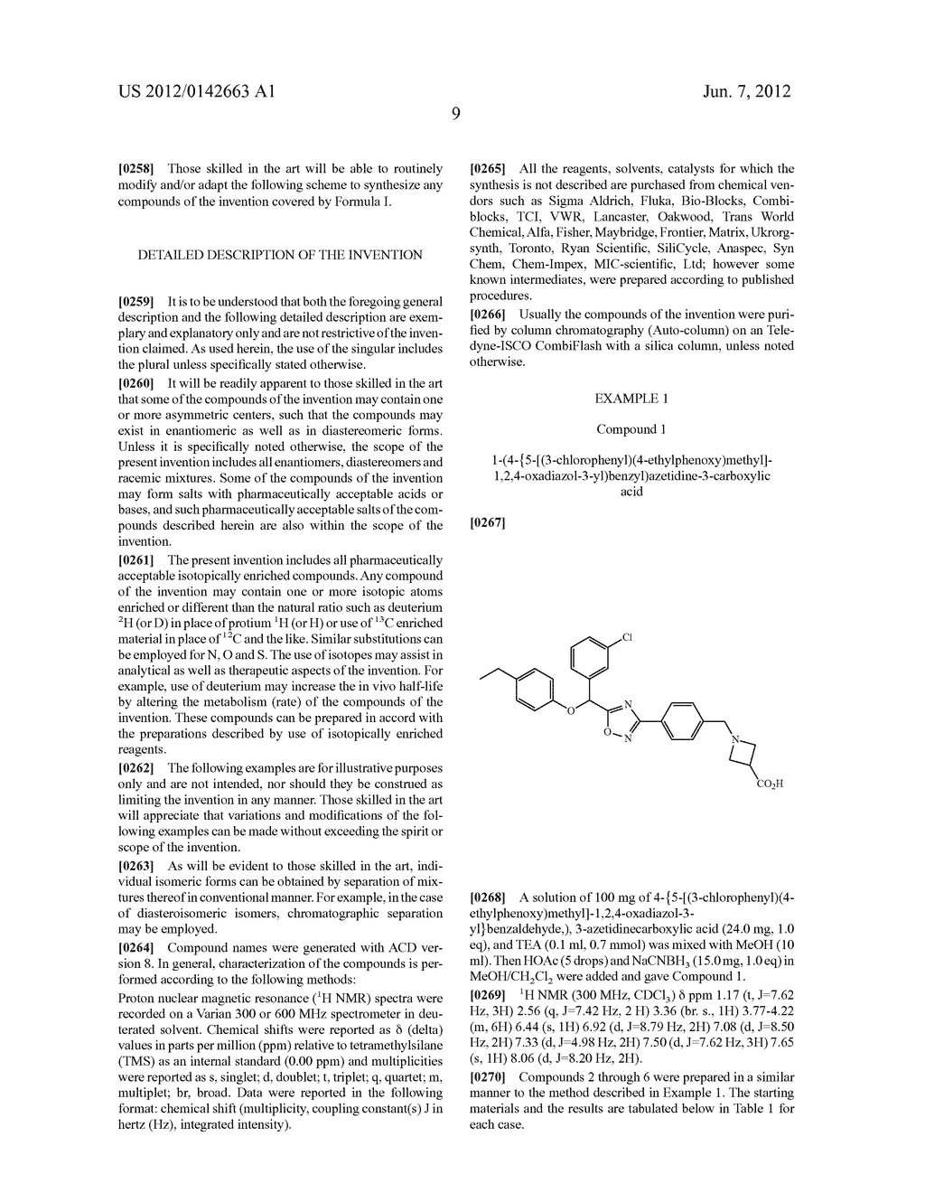 NOVEL AZETIDINE DERIVATIVES AS SPHINGOSINE 1-PHOSPHATE (S1P) RECEPTOR     MODULATORS - diagram, schematic, and image 10