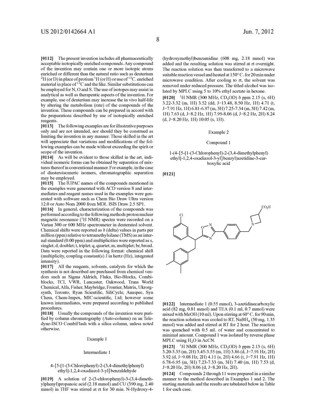 NOVEL BENZYL AZETIDINE DERIVATIVES AS SPHINGOSINE 1-PHOSPHATE (S1P)     RECEPTOR MODULATORS - diagram, schematic, and image 09