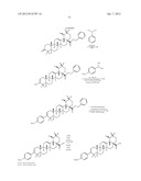 MODIFIED C-3 BETULINIC ACID DERIVATIVES AS HIV MATURATION INHIBITORS diagram and image