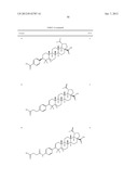 MODIFIED C-3 BETULINIC ACID DERIVATIVES AS HIV MATURATION INHIBITORS diagram and image