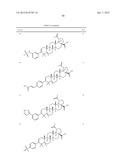 MODIFIED C-3 BETULINIC ACID DERIVATIVES AS HIV MATURATION INHIBITORS diagram and image