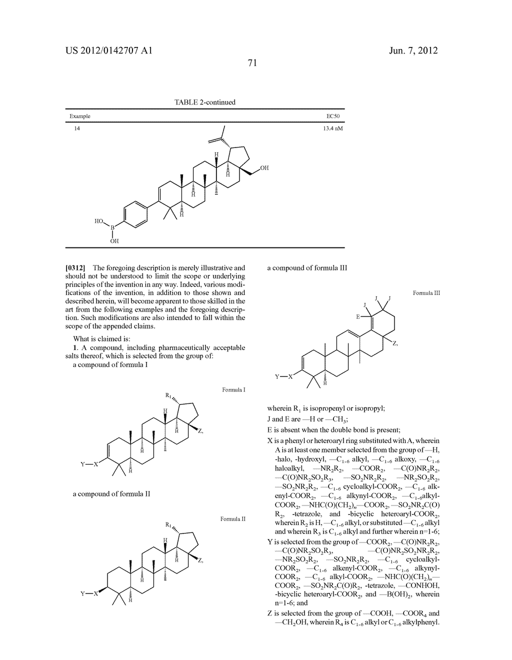 MODIFIED C-3 BETULINIC ACID DERIVATIVES AS HIV MATURATION INHIBITORS - diagram, schematic, and image 72