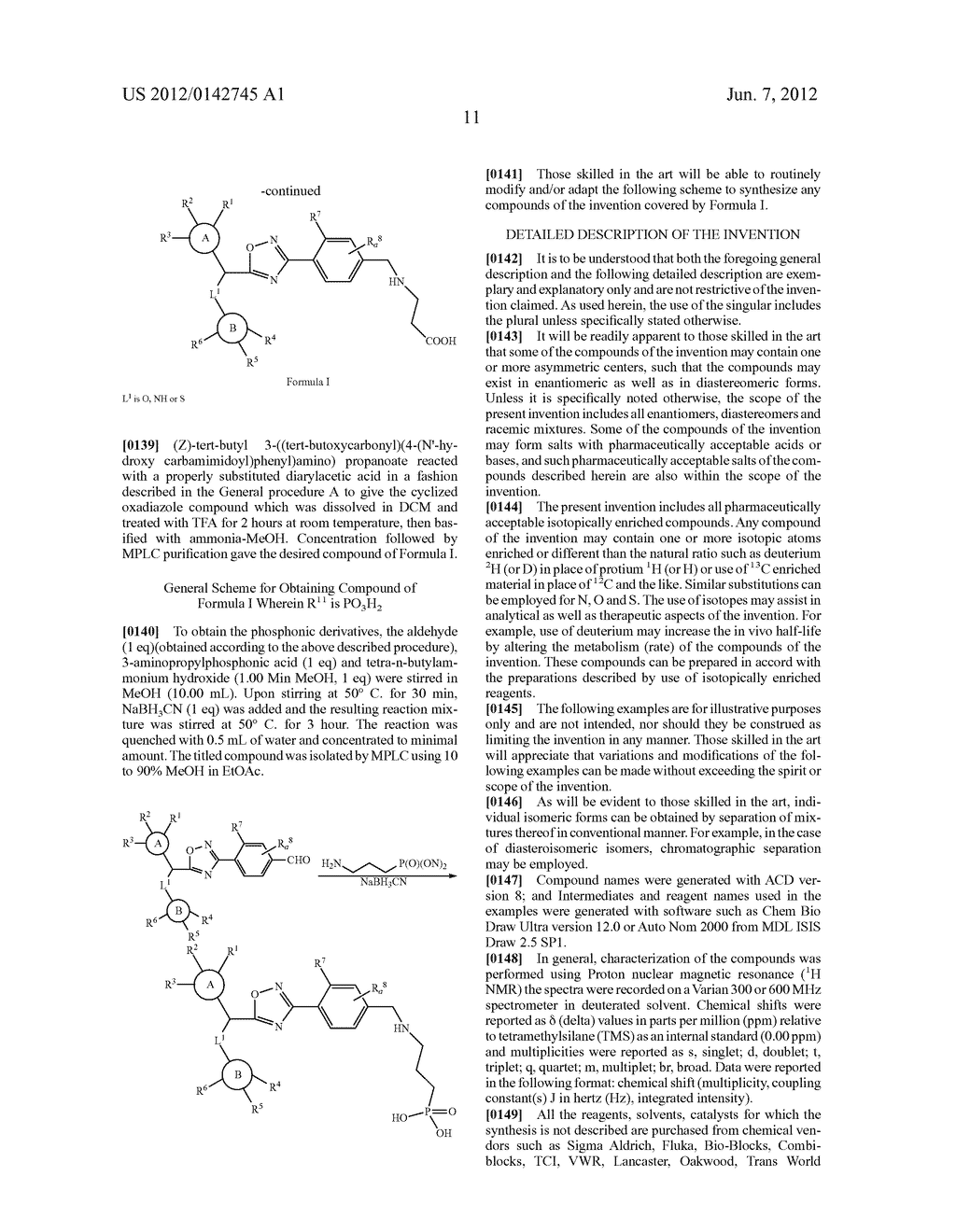 NOVEL PHENYL OXADIAZOLE DERIVATIVES AS SPHINGOSINE 1-PHOSPHATE (S1P)     RECEPTOR MODULATORS - diagram, schematic, and image 12