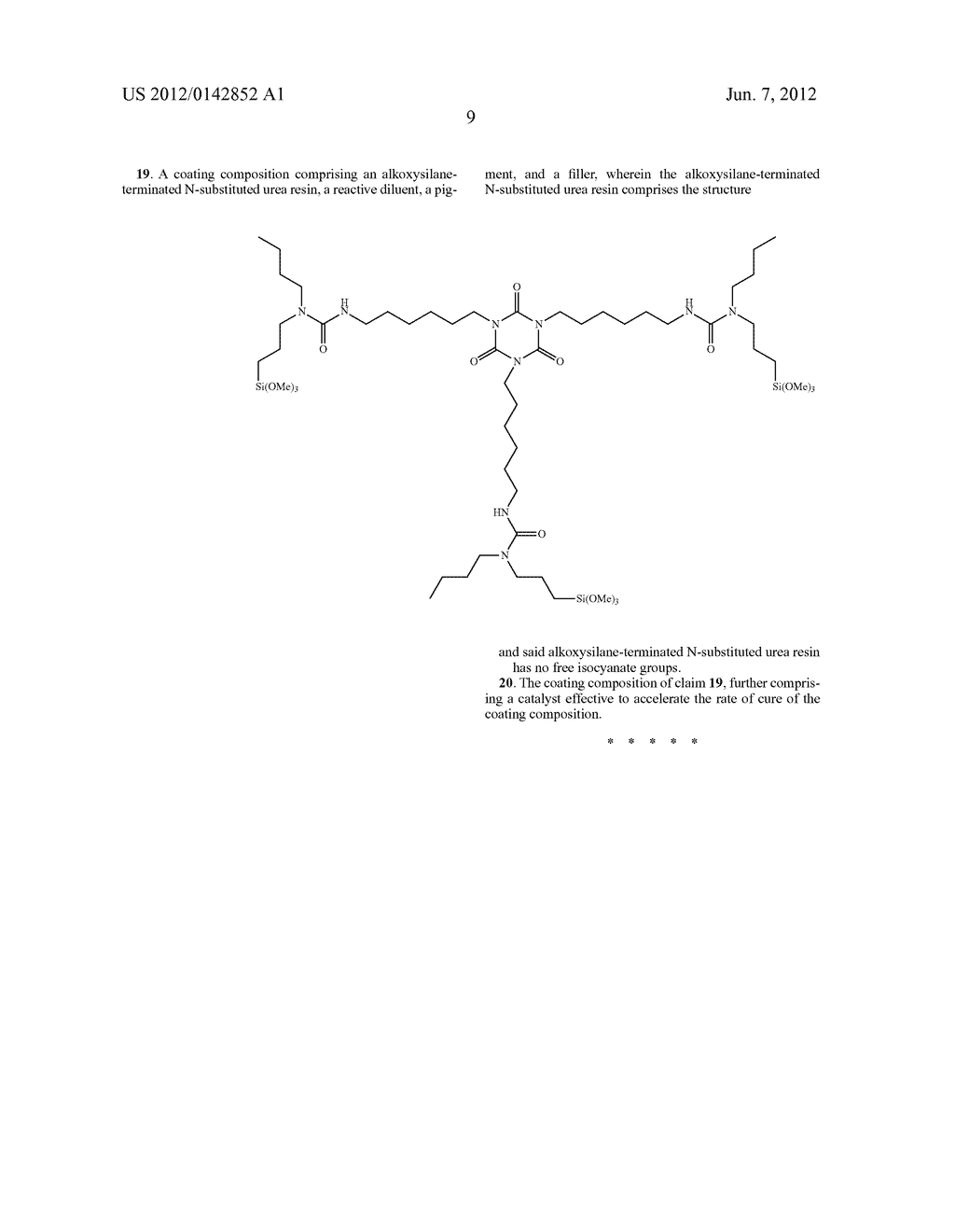 Single-Component Coating Having Alkoxysilane-Terminated N-Substituted Urea     Resins - diagram, schematic, and image 10