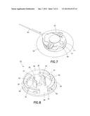 Insulin Pump Dermal Infusion Set Having Partially Integrated Mechanized     Cannula Insertion With Disposable Activation Portion diagram and image