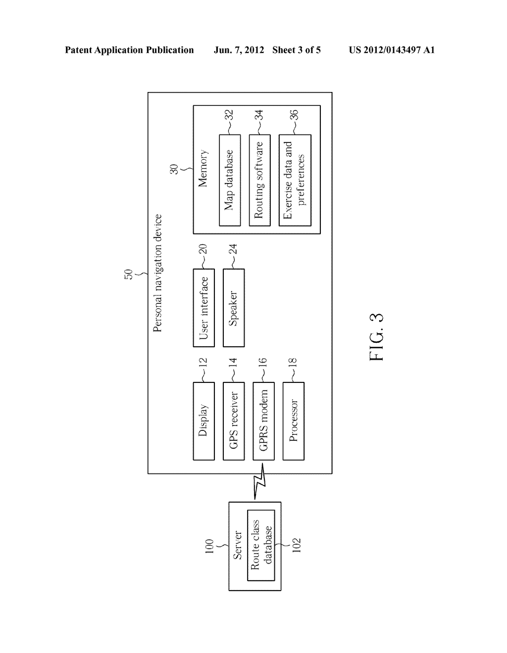 Method of creating customized exercise routes for a user - diagram, schematic, and image 04