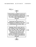 SYSTEM AND METHOD FOR ENHANCING VIDEO CONFERENCE BREAKS diagram and image