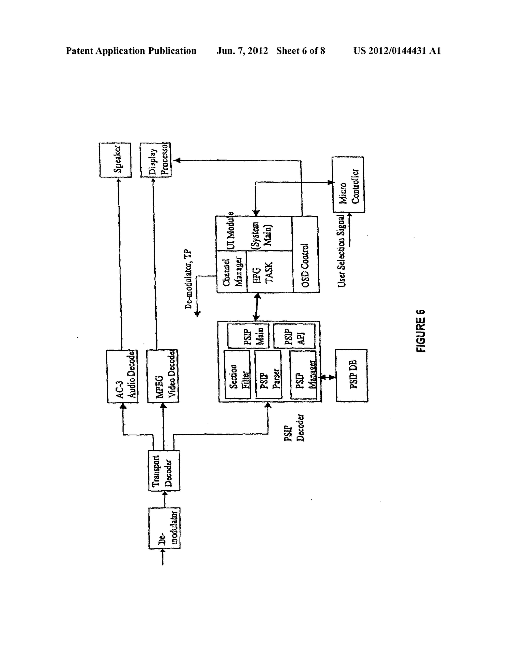 VIRTUAL CHANNEL TABLE FOR A BROADCAST PROTOCOL AND METHOD OF BROADCASTING     AND RECEIVING BROADCAST SIGNALS USING THE SAME - diagram, schematic, and image 07