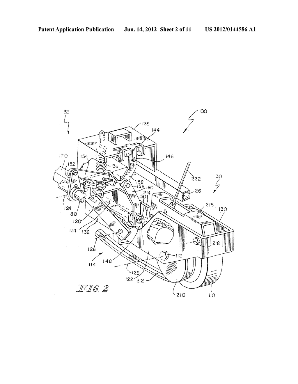 PATIENT SUPPORT APPARATUS WITH POWERED WHEEL - diagram, schematic, and image 03