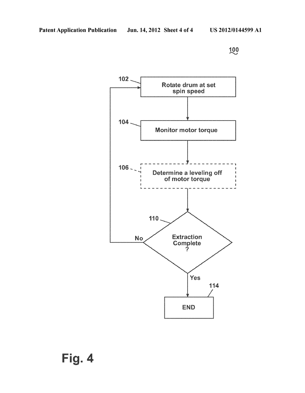 METHOD AND APPARATUS FOR CONTROLLING THE EXTRACTION DURATION IN A LAUNDRY     TREATING APPLIANCE - diagram, schematic, and image 05