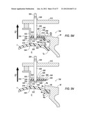 Workcell for Tire and Wheel Assembly Including a Tire Inflating     Sub-Station That Utilizes a Flexible Flip Seal diagram and image