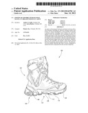 FOOTWEAR ASSEMBLY WITH OUTSOLE HAVING AN ABRASION RESISTANT ARCH diagram and image