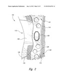 FOOTWEAR ASSEMBLY WITH OUTSOLE HAVING AN ABRASION RESISTANT ARCH diagram and image